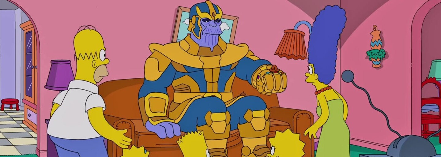 Thanos se po Avengers vrhl i na Simpsonovi. Přežila jen Maggie