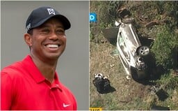 Tiger Woods měl vážnou dopravní nehodu, leží v nemocnici. Z vraku auta ho museli vyprostit kleštěmi