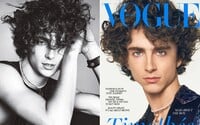 Timothée Chalamet je prvním mužem na titulce britského Vogue za 106 let jeho existence