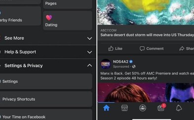 Tmavý mód v mobilní aplikaci Facebook je za rohem. Někteří se jím už chlubí na sociálních sítích Tmavý mód v mobilní aplikaci Facebook je za rohem. Někteří se jím už chlubí na sociálních sítích
