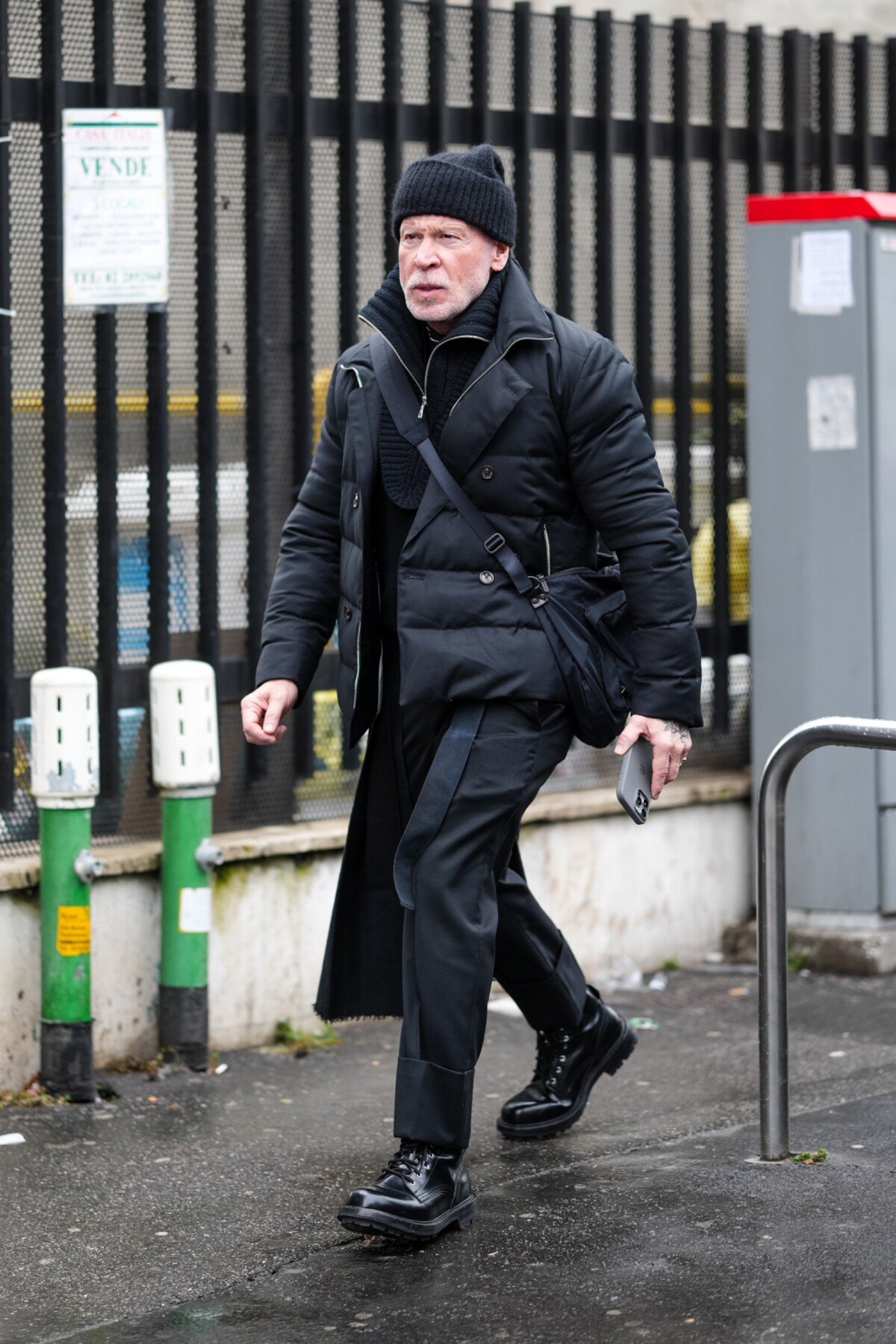 Nick Wooster na týždňi módy v Miláne.