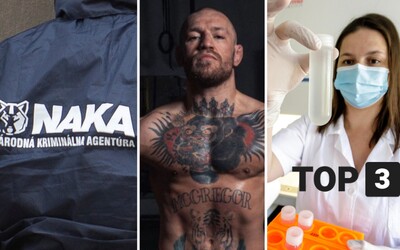 TOP 3 v pondelok: Zadržali vyšetrovateľov NAKA, McGregor sa skoro pobil s raperom a vedci pokročili v boji proti rakovine