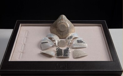 Toto je nejdražší rouška proti koronaviru na světě. Zdobí ji 3600 diamantů a bílé zlato Toto je nejdražší rouška proti koronaviru na světě. Zdobí ji 3600 diamantů a bílé zlato
