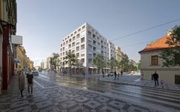 Toto je výsledek první architektonické soutěže na podobu městského bytového domu v Praze