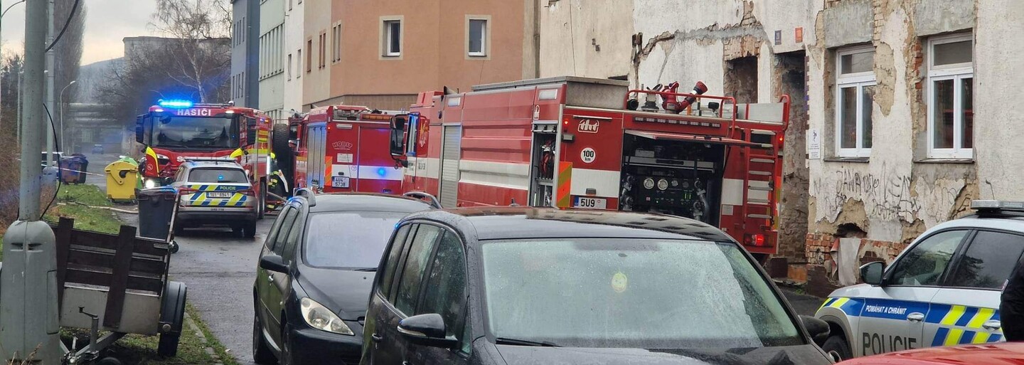 Tragédie v Ústí nad Labem: Po požáru byli v domě nalezeni čtyři mrtví