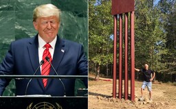 Trump tvrdí, že by jeho stěnu proti imigrantům nepřelezli ani profesionální horolezci. 75letý muž zorganizoval soutěž na replice