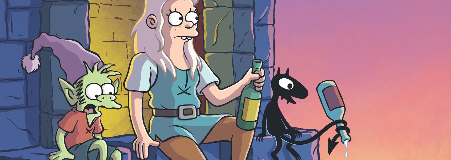 Tvorca Simpsonovcov sa v nových epizódach Disenchantment spolieha na opité princezné, vraždenie elfov a vyjednávanie so satanom