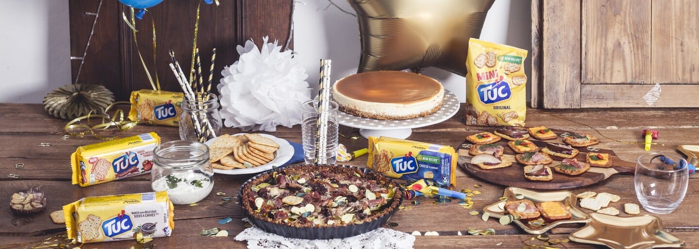 Pripravili sme netradičné silvestrovské pohostenie zložené z krekrov TUC. Recepty dopadli nad naše očakávania