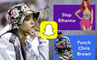 Udeřil bys raději Rihannu, nebo Chrise Browna? Zpěvačku pobouřila reklama na Snapchatu, která se trefuje do obětí domácího násilí Udeřil bys raději Rihannu, nebo Chrise Browna? Zpěvačku pobouřila reklama na Snapchatu, která se trefuje do obětí domácího násilí