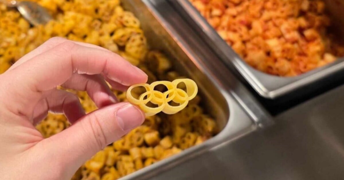 Gastro překvapení na olympiádě. Michelinský kuchař vytvořil těstoviny v povědomém tvaru