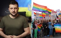 Ukrajinský prezident Zelenskyj nařídil vládě, aby posoudila legalizaci manželství párů stejného pohlaví 