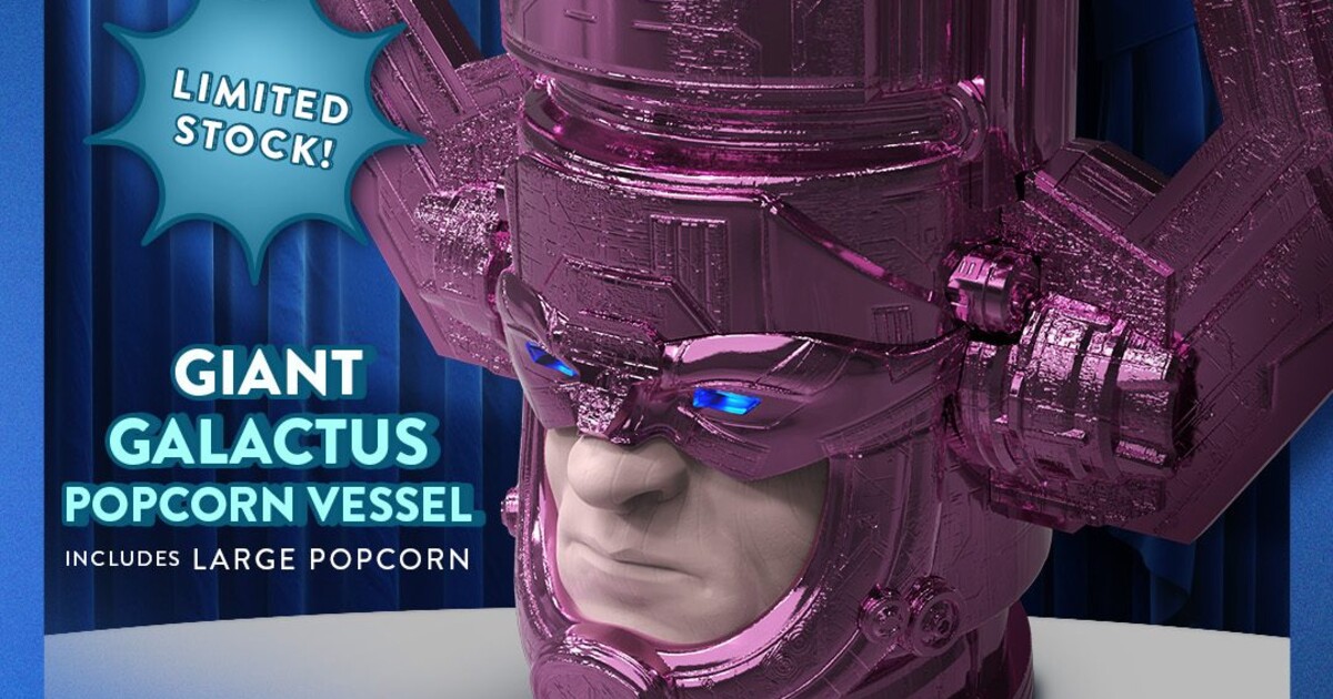 Galactus jako kyblík na popcorn? Je největší na světě a taky nejdražší