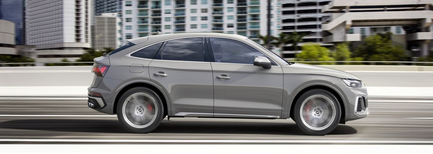 Zcela nové Audi SQ5 Sportback je stylové SUV-kupé s 341koňovým šestiválcem
