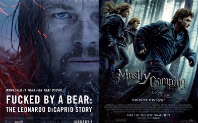 Upřímné plakáty k filmům si utahují ze zneužitého Leonarda DiCapria i Harryho Pottera na stanovačce Upřímné plakáty k filmům si utahují ze zneužitého Leonarda DiCapria i Harryho Pottera na stanovačce