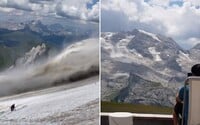V Alpách se uvolnil ledovec, nejméně šest lidí zahynulo