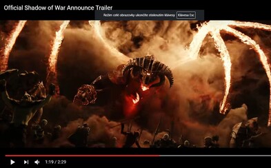 V létě zpátky do Mordoru! Hra Middle-earth: Shadow of War je oficiálně odhalena a kromě data vydání máme i skvělý první trailer V létě zpátky do Mordoru! Hra Middle-earth: Shadow of War je oficiálně odhalena a kromě data vydání máme i skvělý první trailer
