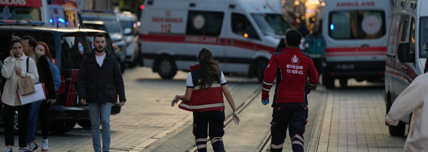 V pěší zóně v Istanbulu došlo k silnému výbuchu, vyžádal si několik mrtvých a desítky zraněných