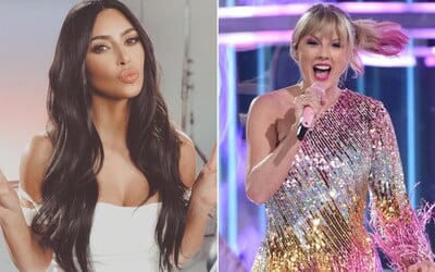 V pozadí videa Kim Kardashian hrá pesnička od jej údajnej najväčšej rivalky Taylor Swift a fanúšikovia šalejú