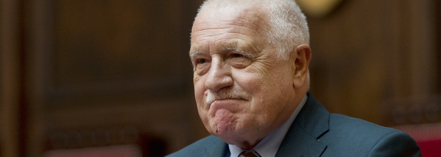 Václav Klaus je opět v nemocnici