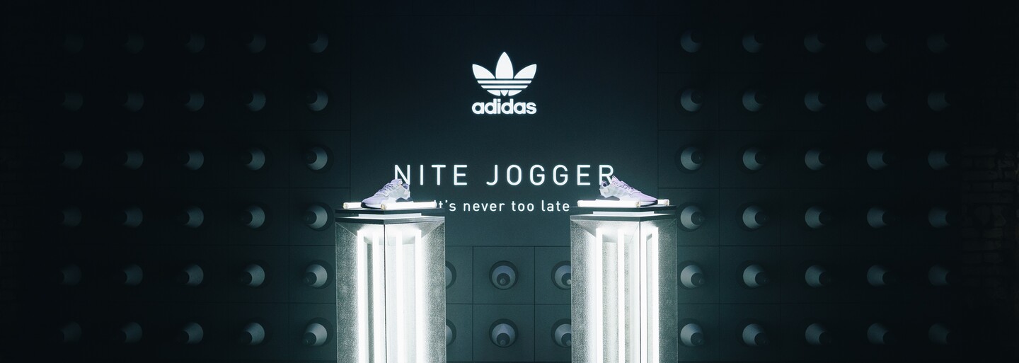 Velkolepé uvítání tenisek Nite Jogger od adidas provázeli Renne Dang i Sharlota (Fotoreport)