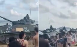 VIDEO: Čína rozmiestnila armádu s ťažkou technikou na pobrežie, ktoré hraničí s Taiwanom