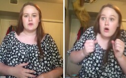 Video: Dívka nahrávala svůj zpěv na Tik Tok, když se najednou stropem propadla její matka. Video má již více než 75 000 sdílení