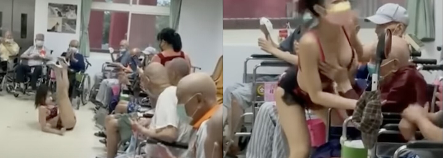 VIDEO: Domov dôchodcov najal striptérku. Seniorom pripravila zvrhlú šou