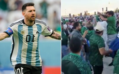 VIDEO: Messiho po šokujúcej prehre Argentíny vysmiali saudskí fanúšikovia oslavou „SIUU“ na štýl Cristiana Ronalda