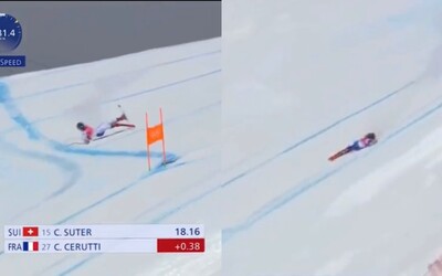 VIDEO: Obrovský krik a dlhý pád. Francúzska lyžiarka si pri páde roztrhla predný skrížený väz, zranený má aj stredný meniskus