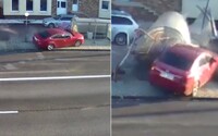 VIDEO: Pár hodín po tragickej nehode na Zochovej zrámoval iný vodič zastávku v Hrkovciach. Zaspal za volantom