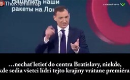 VIDEO: Rusové v TV vyhrožovali Slovensku a dalším zemím. Pošleme raketu do Bratislavy a zabijme premiéra, navrhovali ve studiu