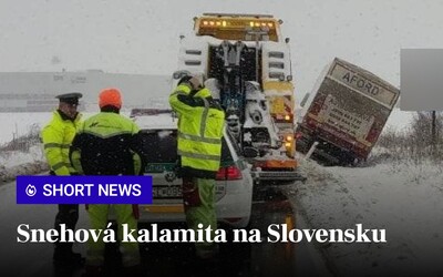 VIDEO: Slovákov trápi zlá situácia na cestách, no zároveň sa tešia zo zasneženej prírody. Takto vyzerá snehová kalamita 