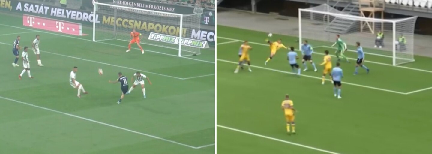 VIDEO: Slovan aj Dunajská Streda sa v európskych súťažiach zaskveli výstavnými gólmi