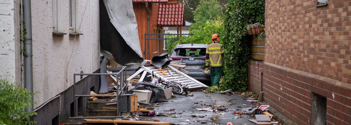 VIDEO: Tornáda v Německu zranila desítky lidí, města utrpěla těžké škody