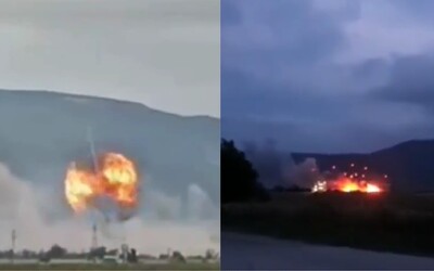 VIDEO: Vojenskú strelnicu na Kryme zachvátil veľký požiar. K operácii sa prihlásila ukrajinská rozviedka 
