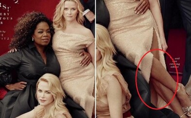 Vo svetoznámom časopise sa ocitla photoshopová katastrofa. Reese Witherspoon sediaca na Oprah skončila s tromi nohami Vo svetoznámom časopise sa ocitla photoshopová katastrofa. Reese Witherspoon sediaca na Oprah skončila s tromi nohami