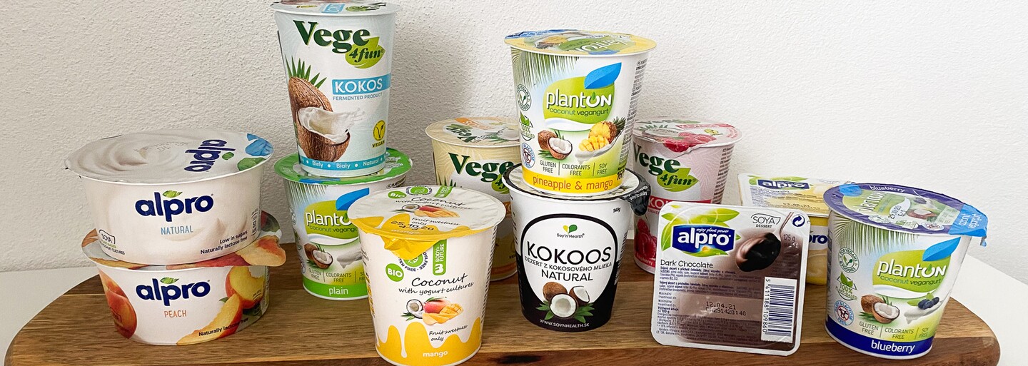 Vodová katastrofa bez chuti, ale tiež príjemný rastlinný jogurt. Testovali sme 12 vegánskych jogurtov