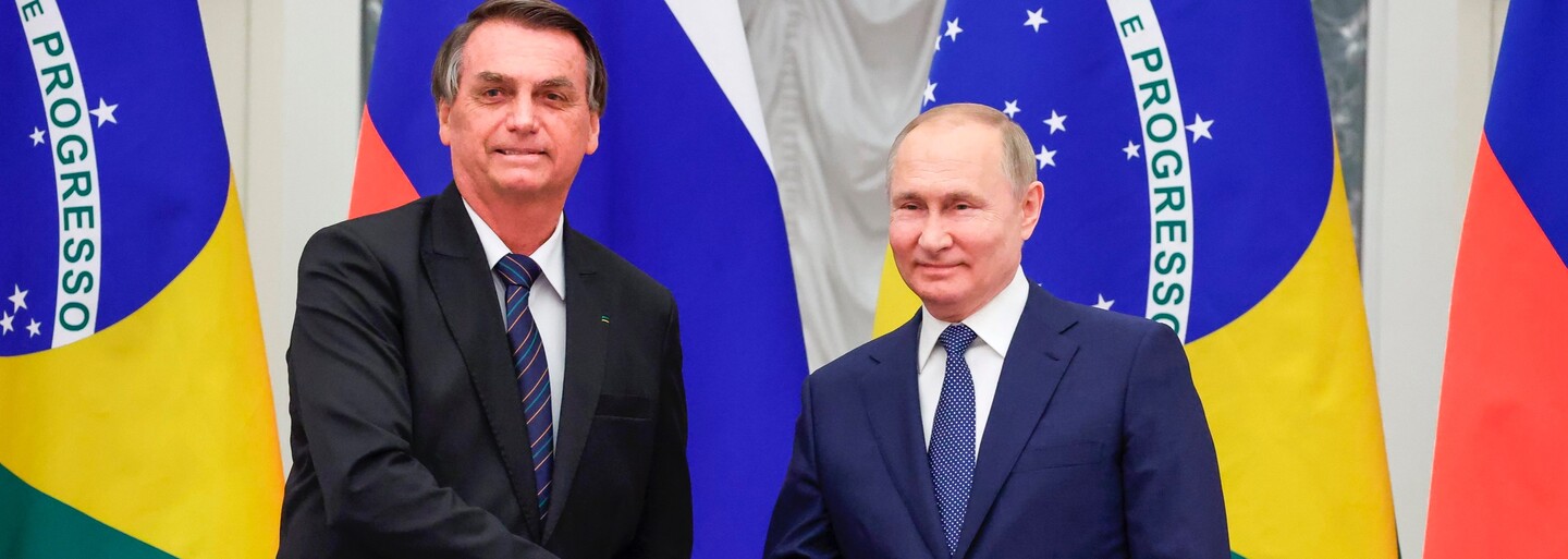 Válka na Ukrajině: Prezident Brazílie o Putinových záměrech údajně věděl. Invazi neodsuzuje a svou zemi označil za neutrální