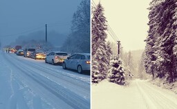Východné Slovensko zasypali haldy snehu. Kalamitu na šmykľavých cestách striedajú rozprávkové scenérie