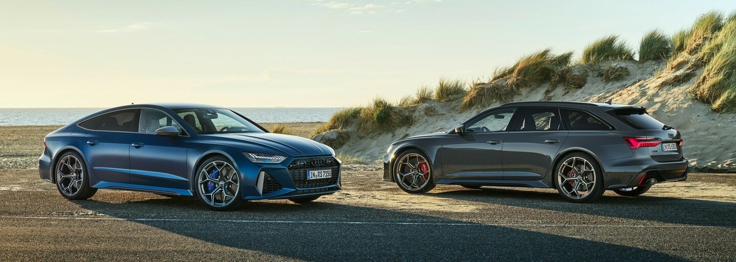 Vyšší výkon a nižšia hmotnosť. O tom sú modely Audi RS6 a RS7 v novej verzii performance