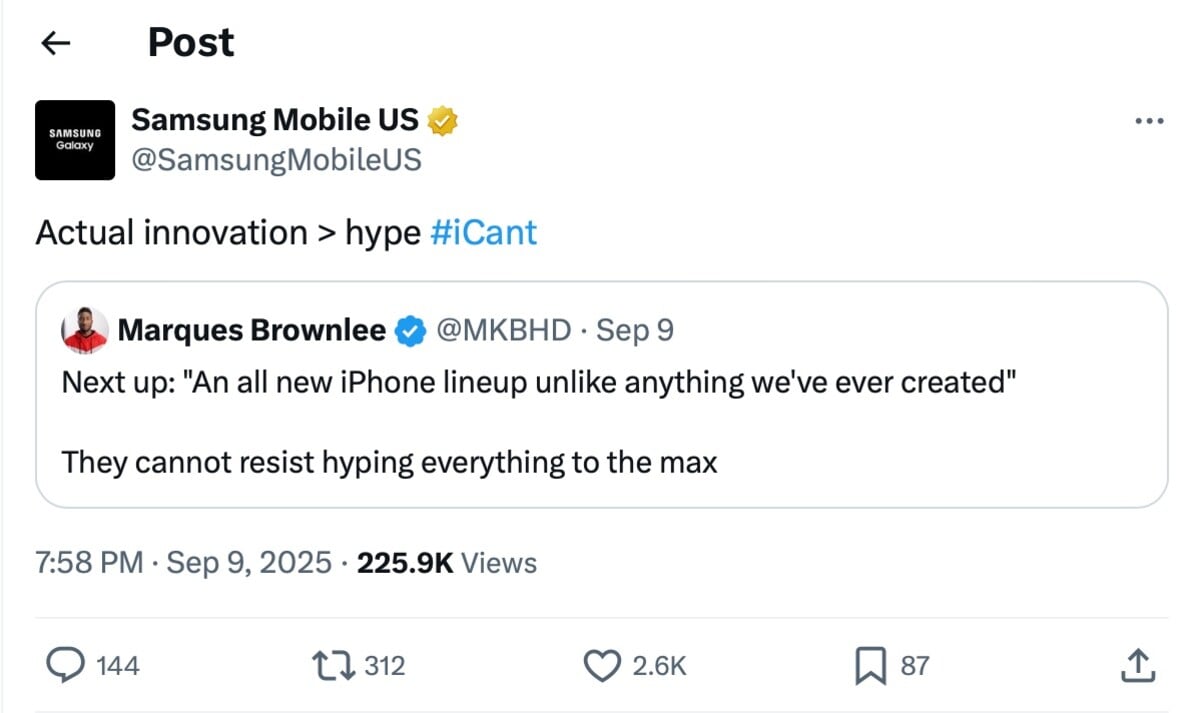 samsung vs apple