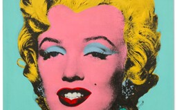 Warhol's Famous Painting Of Blue Marilyn Monroe Auctioned Off For 195 Million Dollars.
