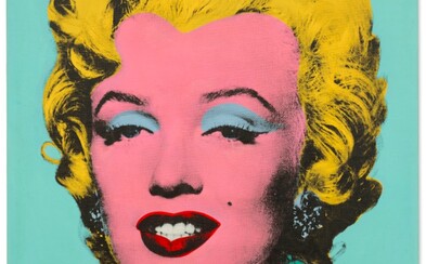 Warhol's Famous Painting Of Blue Marilyn Monroe Auctioned Off For 195 Million Dollars.