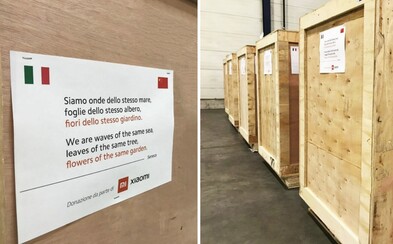 Xiaomi darovalo Itálii desítky tisíc ochranných roušek. Jsme vlny v jednom moři, tvrdí firma Xiaomi darovalo Itálii desítky tisíc ochranných roušek. Jsme vlny v jednom moři, tvrdí firma