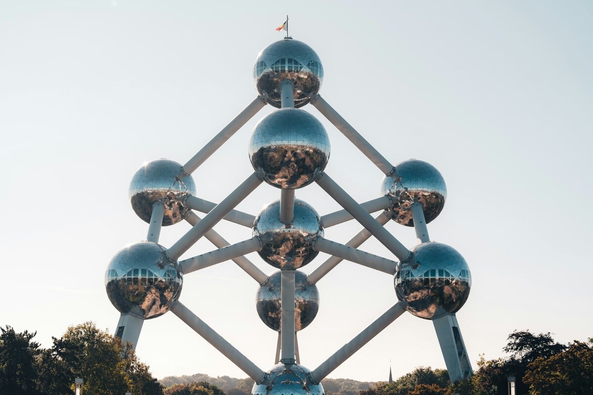 Monument Belgické metropole, Atomium, je pozůstatkem výstavy Expo 58.