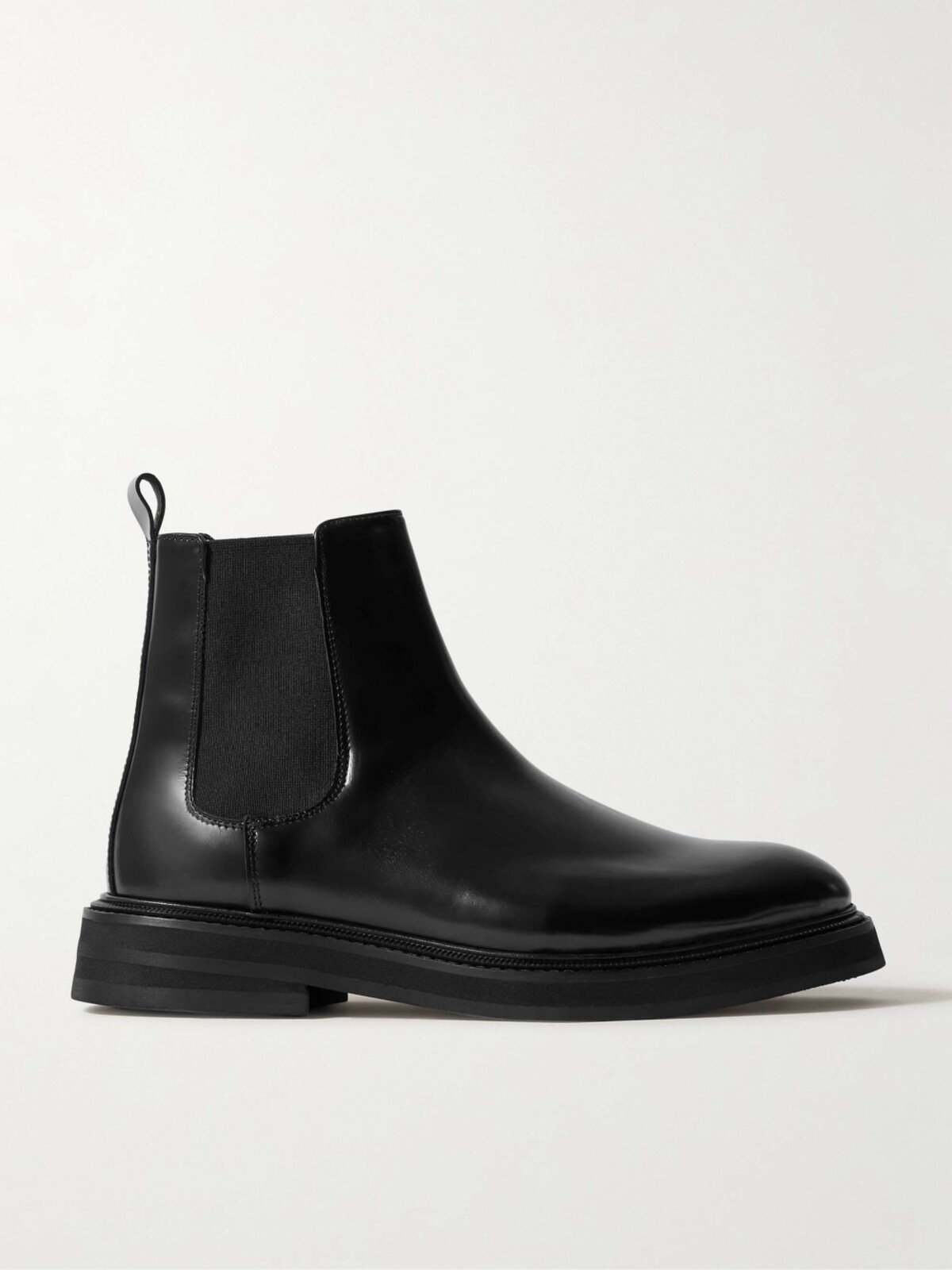 Vinny's Officer Glossed-Leather Chelsea Boots