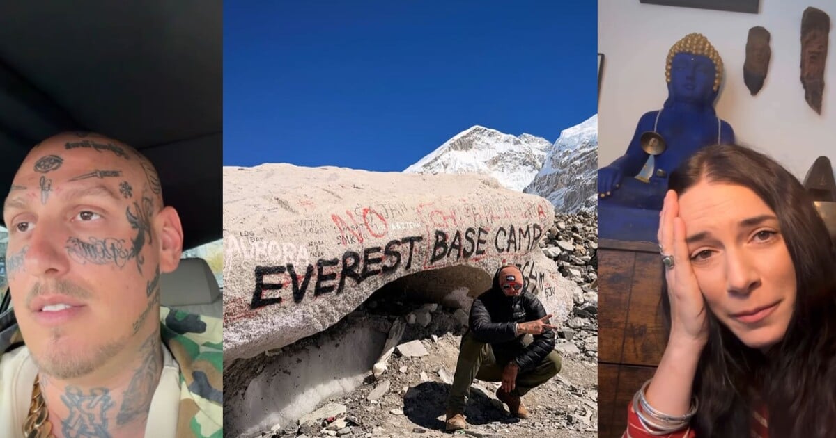 Rapper Separ čelí ostré kritice za graffiti v base campu Mount Everestu. Co lidem vzkázal?