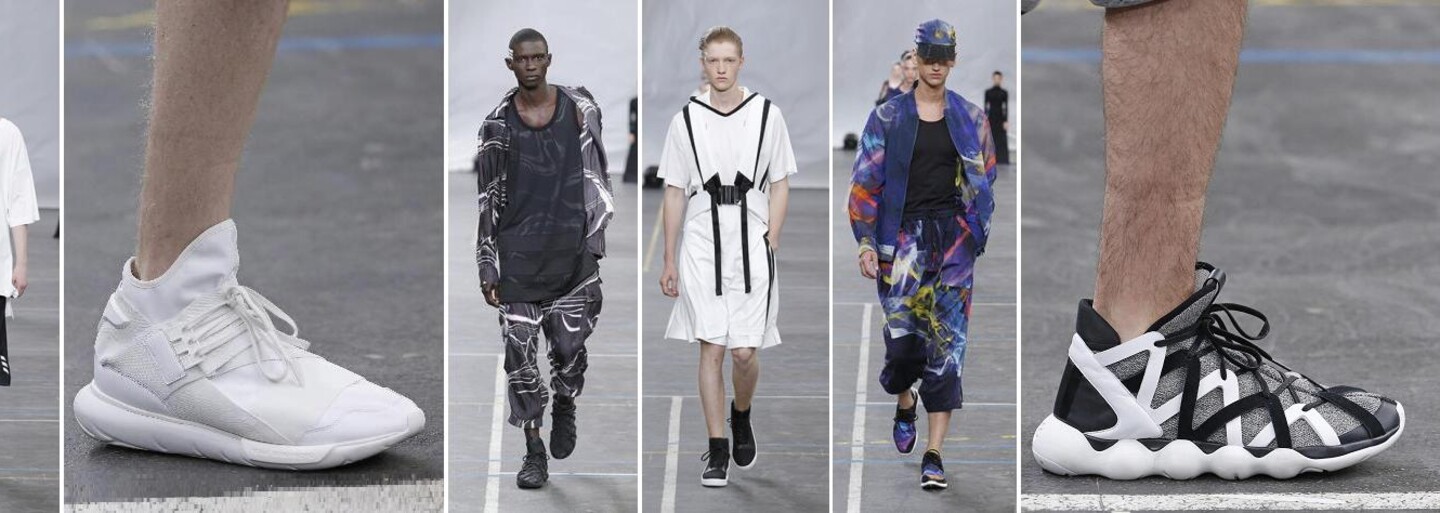 Yohji Yamamoto opět nezklamal. Sleduj kolekci Y-3 s teniskami Qasa High a novým modelem Kyujo