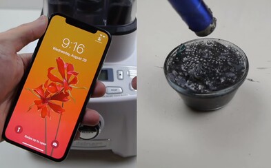 Youtuber nechal rozmixovať iPhone X a potom sa výslednú zmes pokúsil vypiť špeciálnou slamkou na prežitie Youtuber nechal rozmixovať iPhone X a potom sa výslednú zmes pokúsil vypiť špeciálnou slamkou na prežitie