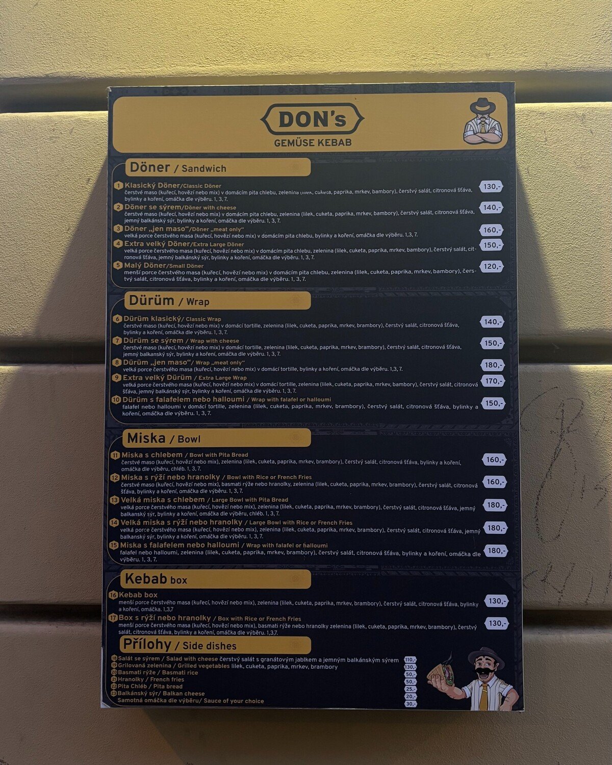Don's Gemüse Kebab and Pizza podává dva druhy pokrmů, jeden je nic moc a pizzu jsem nezkusil